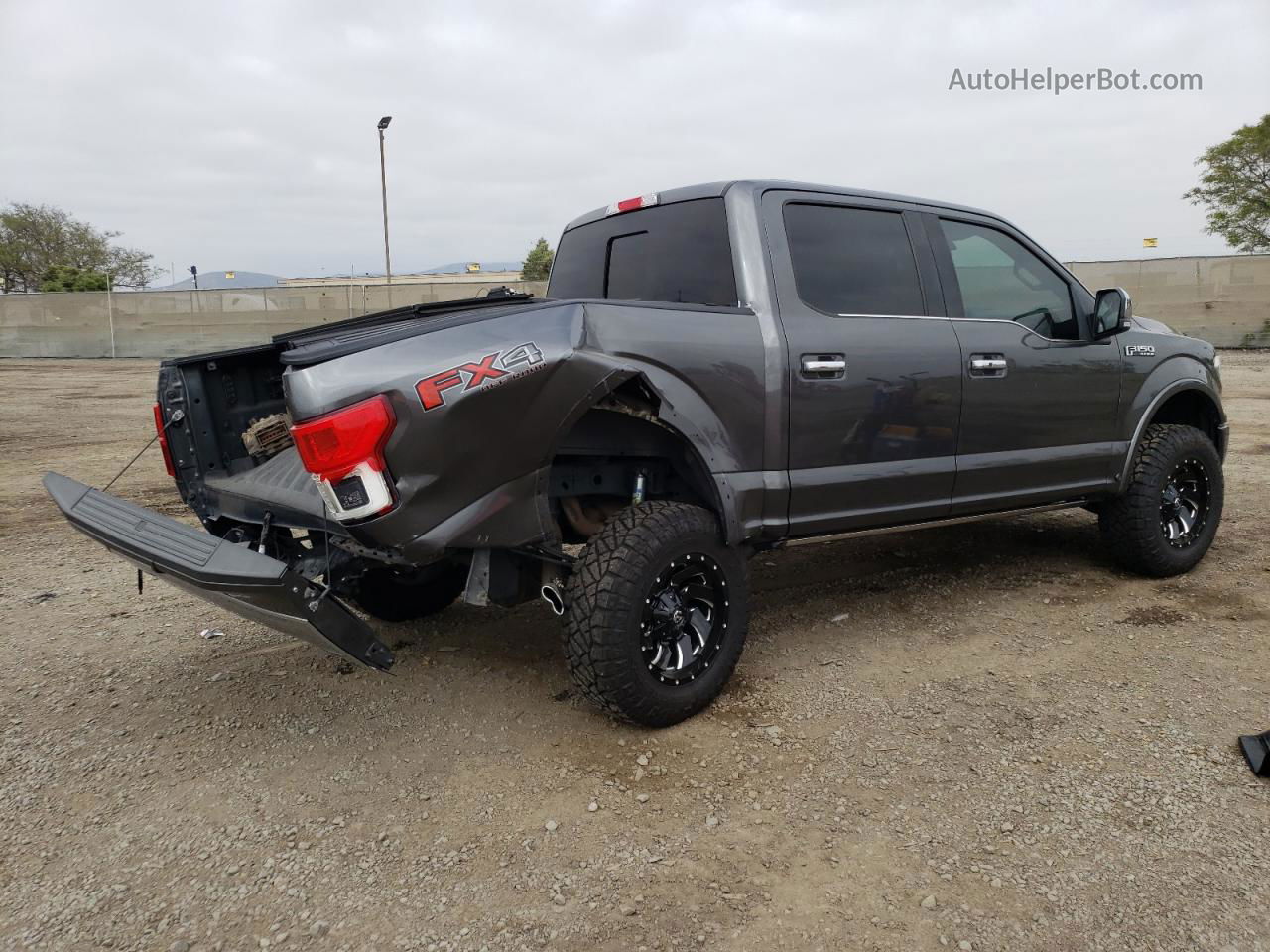 2018 Ford F150 Supercrew Угольный vin: 1FTEW1EG6JFA44860