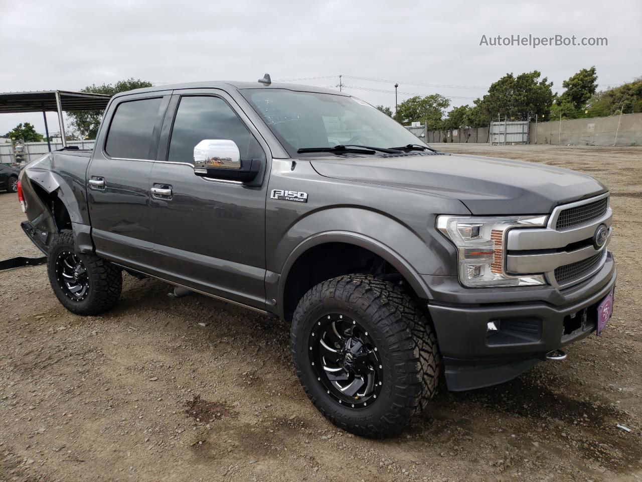 2018 Ford F150 Supercrew Charcoal vin: 1FTEW1EG6JFA44860