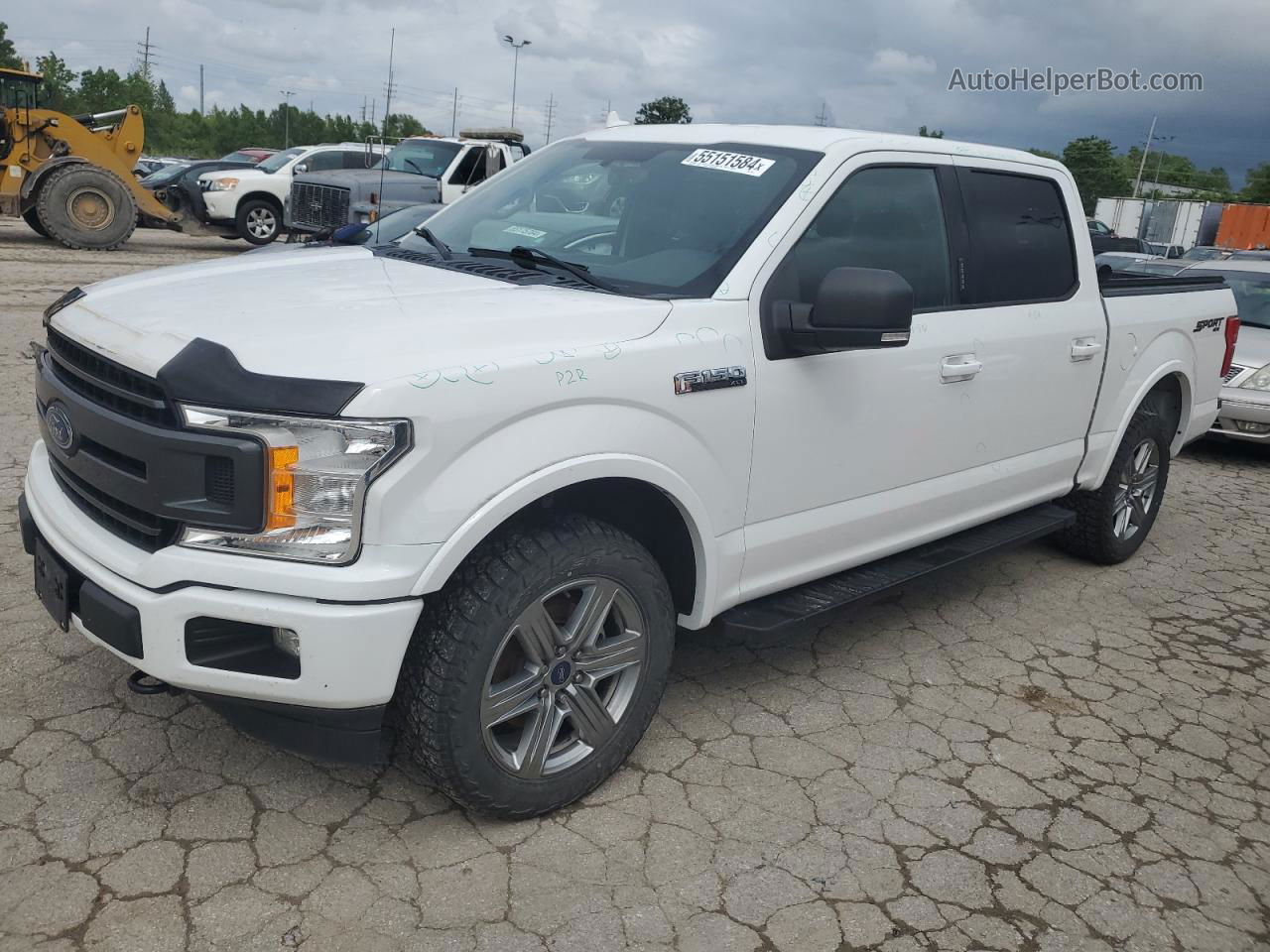 2018 Ford F150 Supercrew White vin: 1FTEW1EG6JFC04591