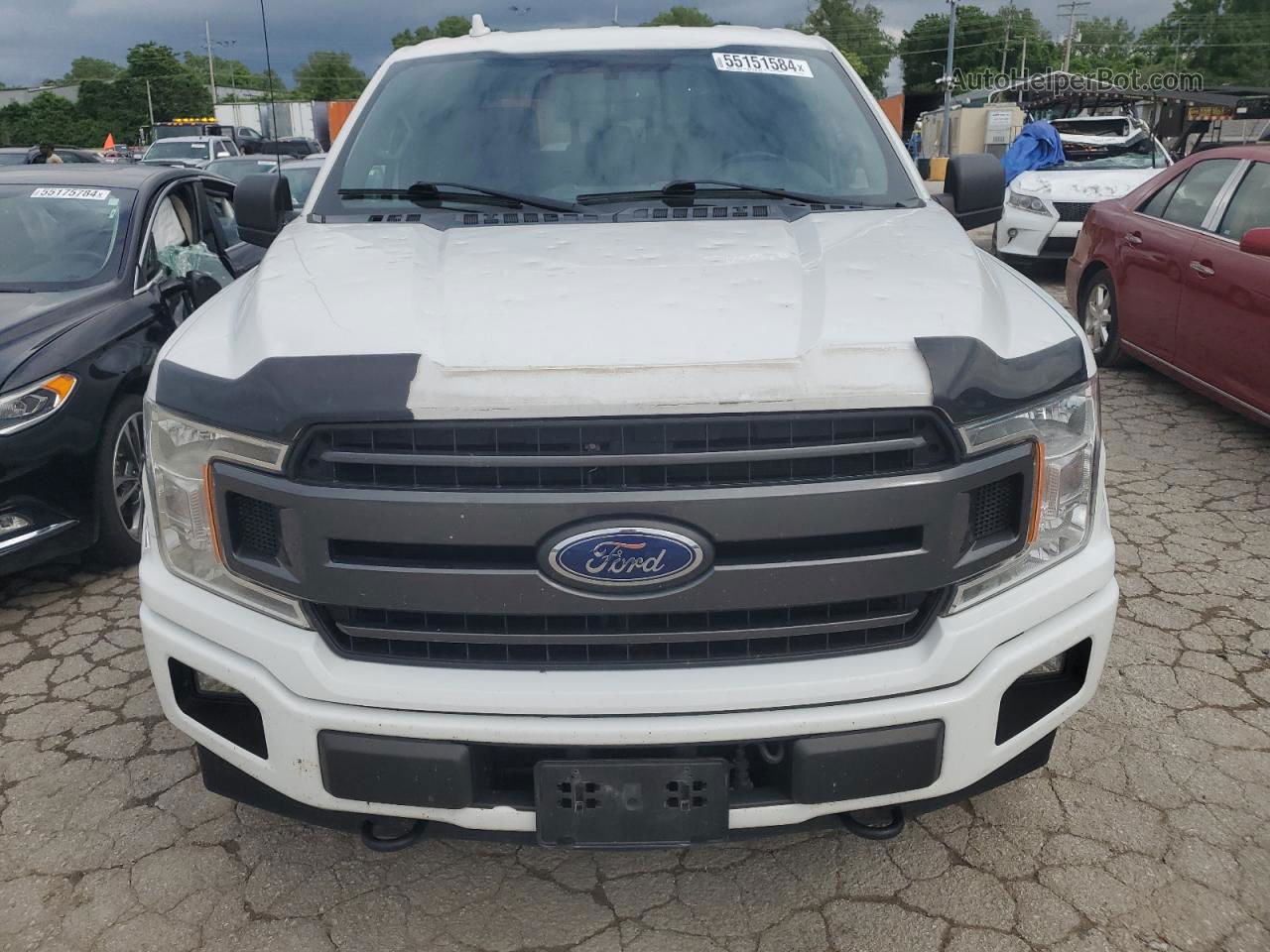 2018 Ford F150 Supercrew Белый vin: 1FTEW1EG6JFC04591