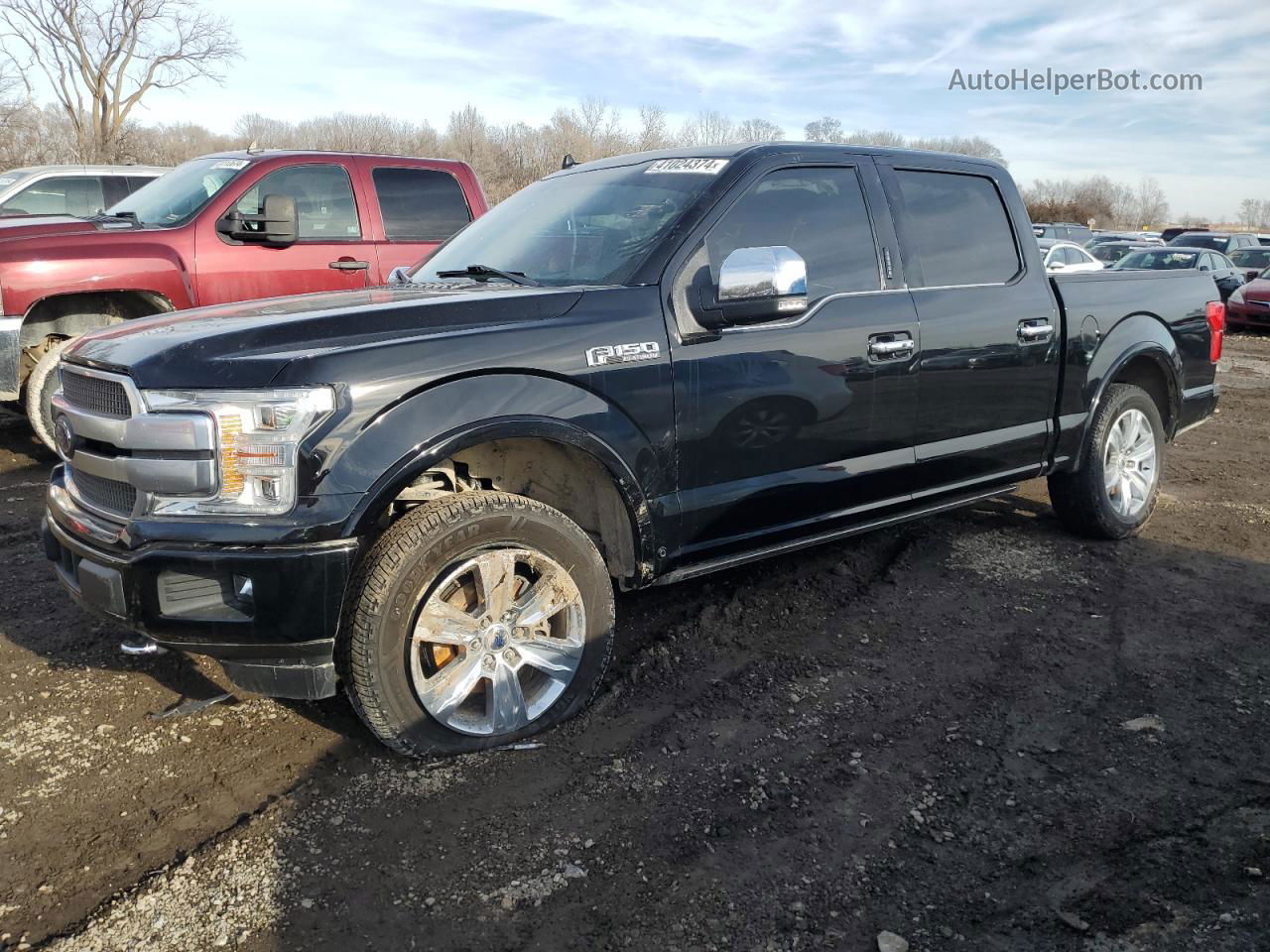 2018 Ford F150 Supercrew Black vin: 1FTEW1EG6JFD28358