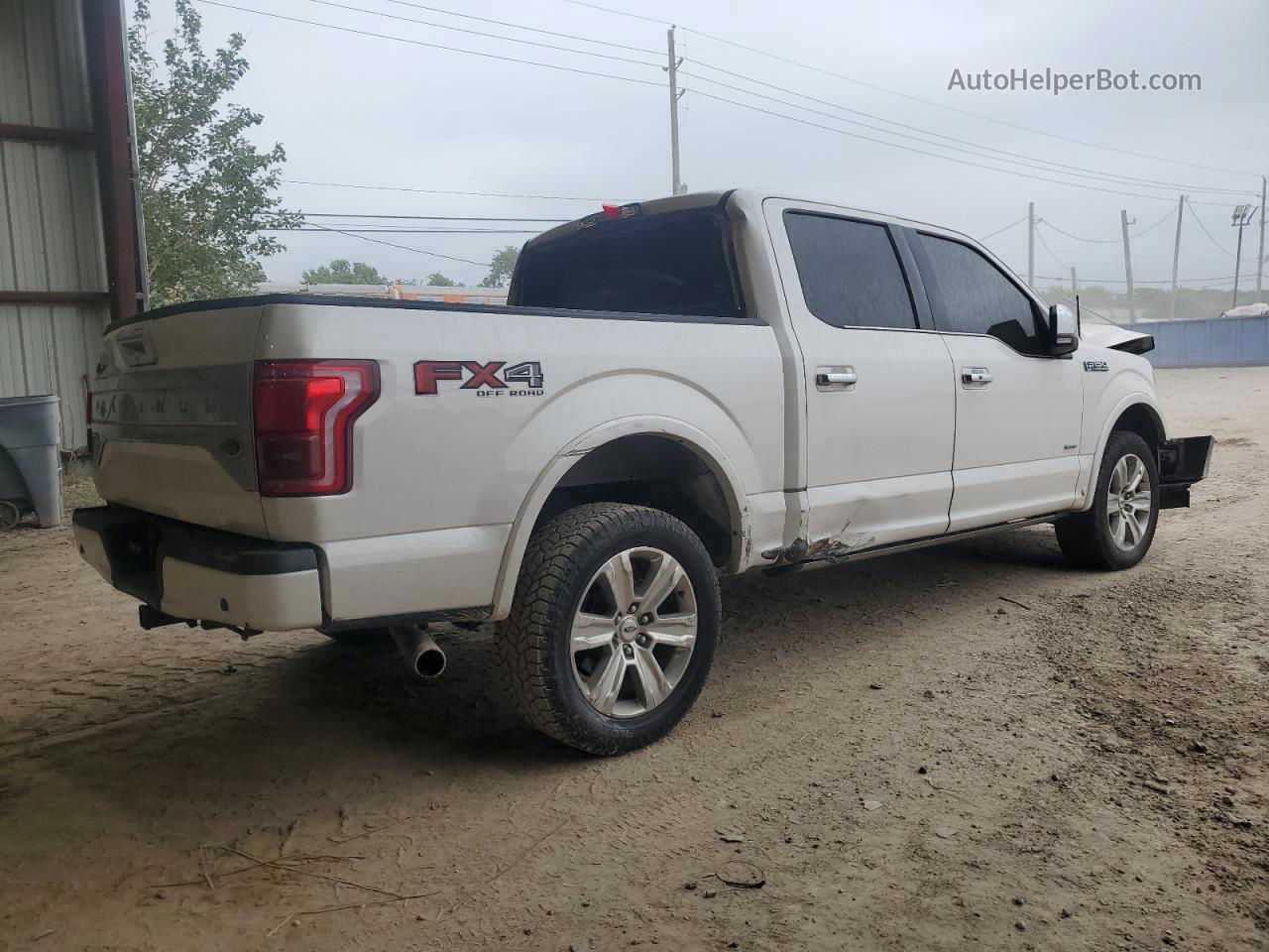 2017 Ford F150 Supercrew White vin: 1FTEW1EG7HFC88379