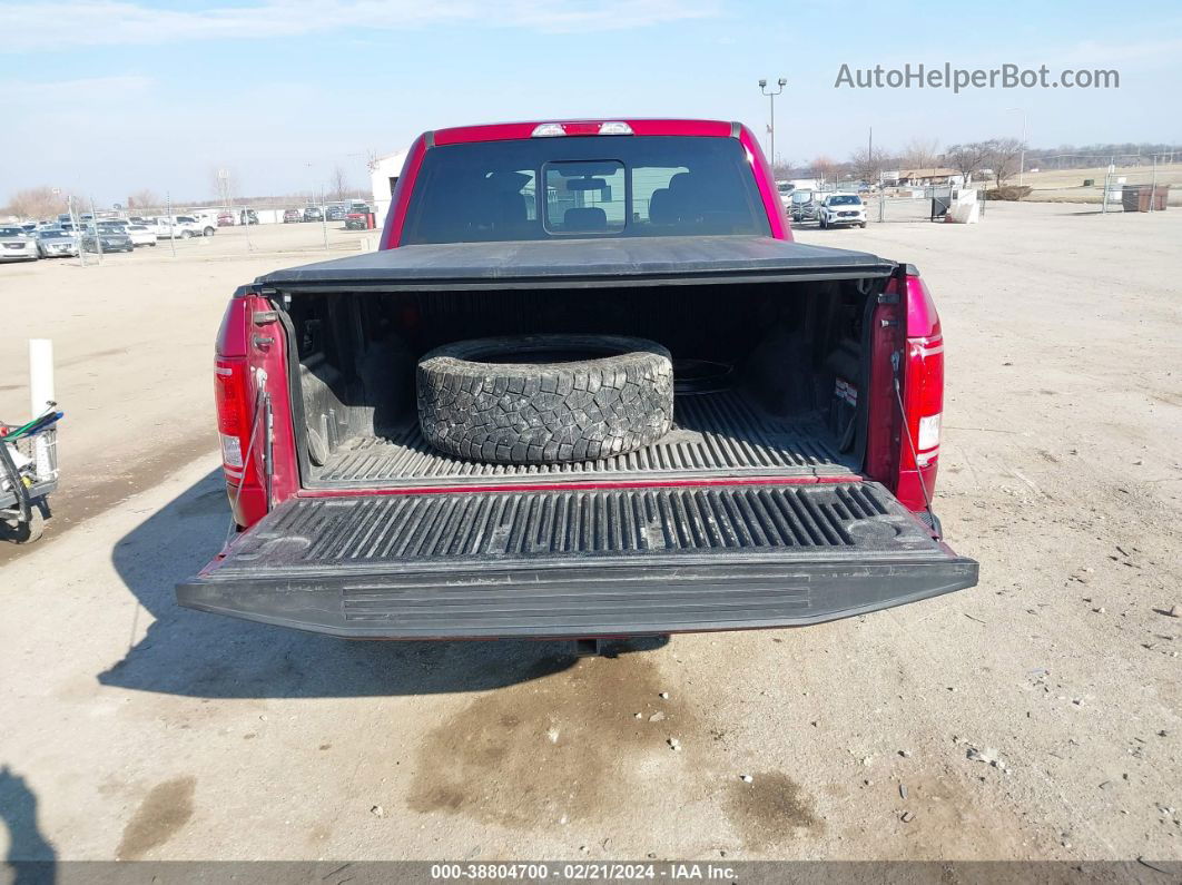 2017 Ford F-150 Xlt Red vin: 1FTEW1EG7HKC27637