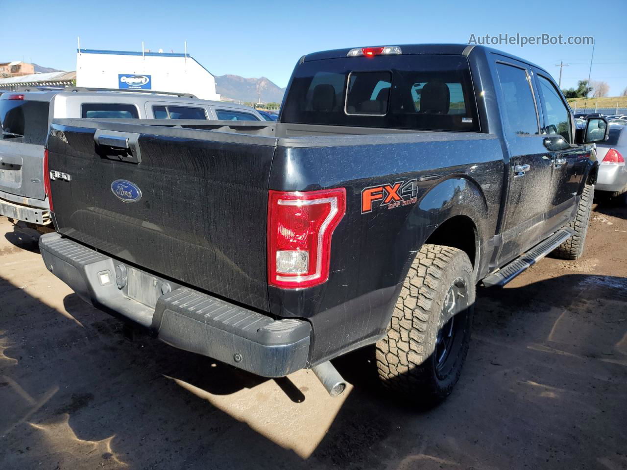 2017 Ford F150 Supercrew Черный vin: 1FTEW1EG7HKD32291