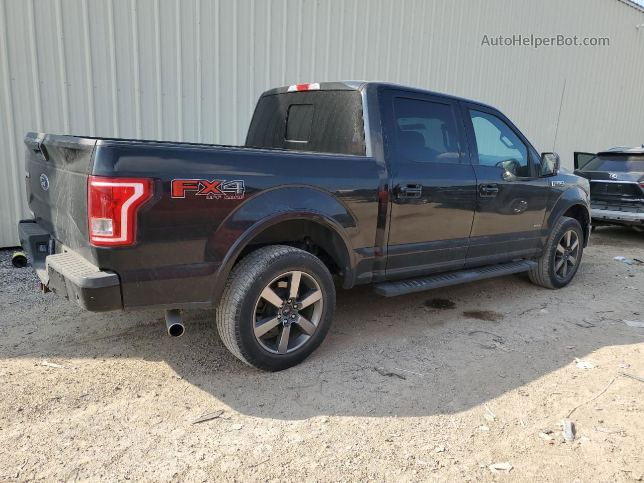 2017 Ford F150 Supercrew Black vin: 1FTEW1EG7HKE48168