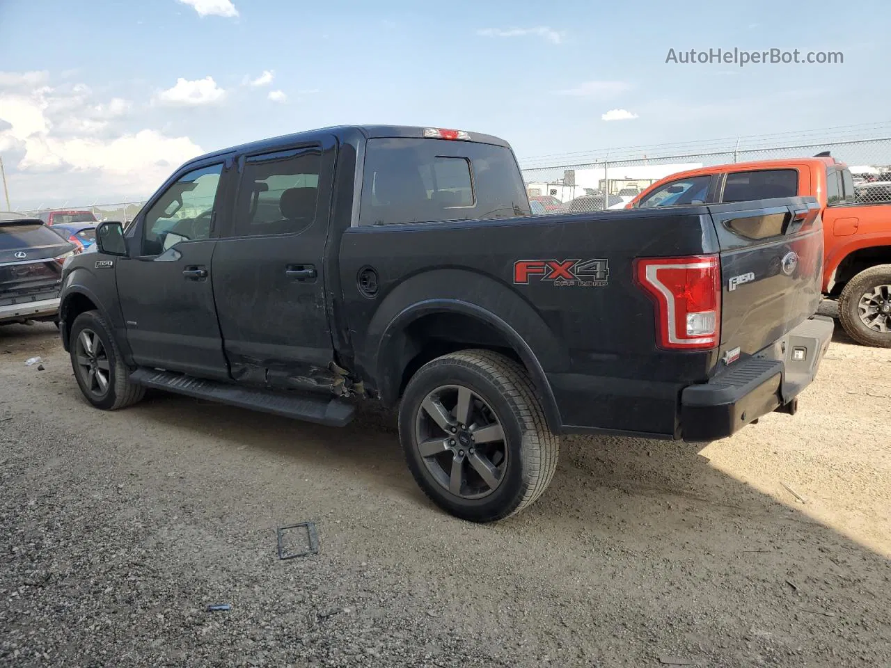 2017 Ford F150 Supercrew Черный vin: 1FTEW1EG7HKE48168