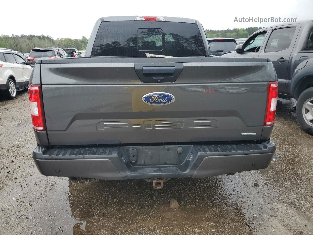 2018 Ford F150 Supercrew Gray vin: 1FTEW1EG7JFA77530