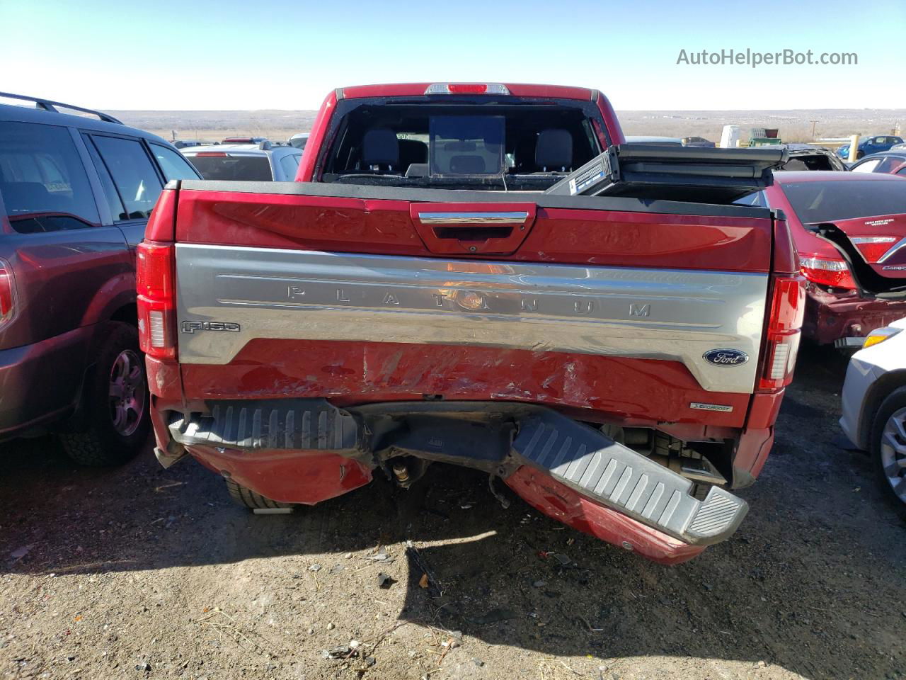 2018 Ford F150 Supercrew Red vin: 1FTEW1EG7JFB84559