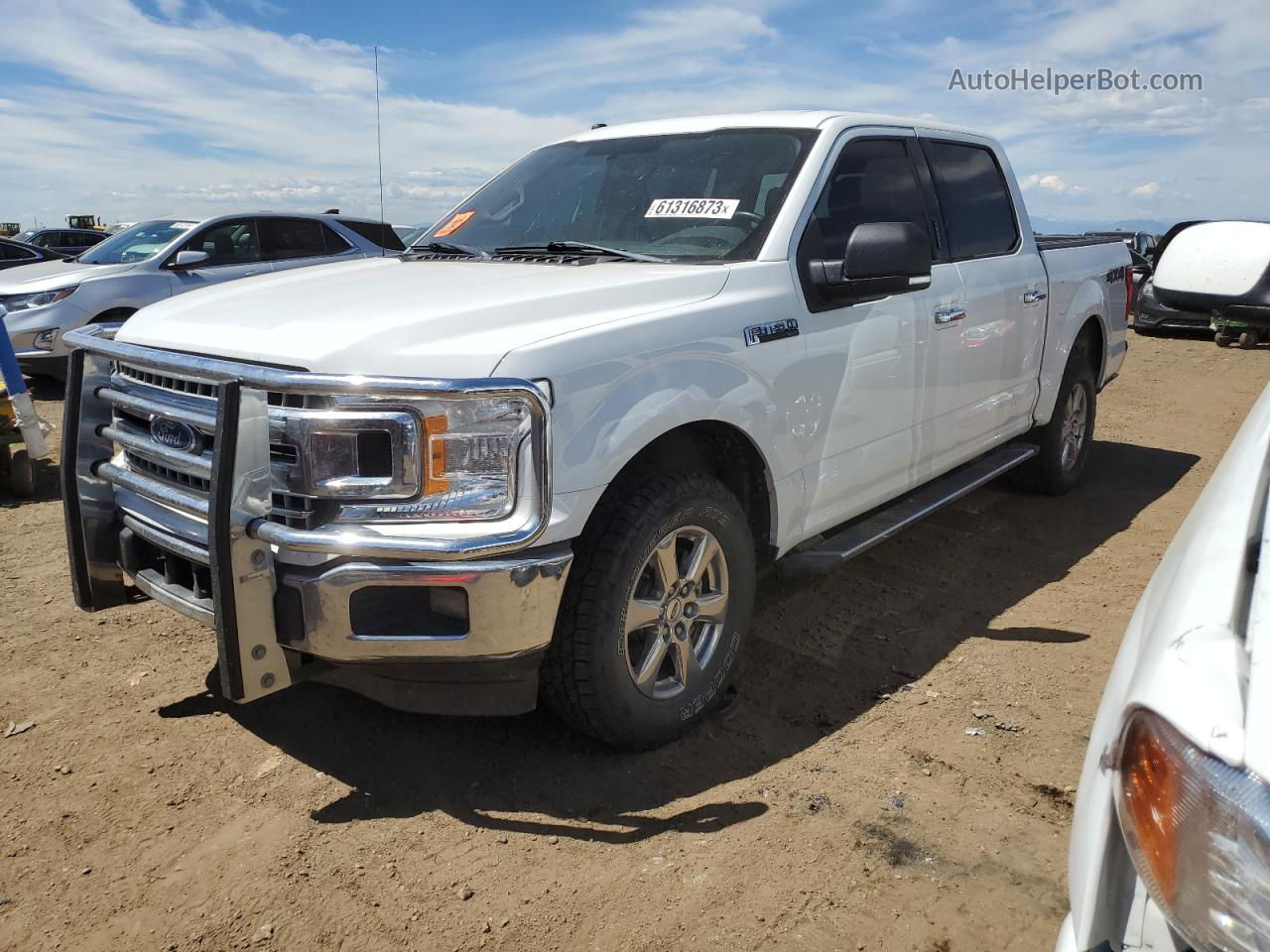 2018 Ford F150 Supercrew White vin: 1FTEW1EG7JFB85761