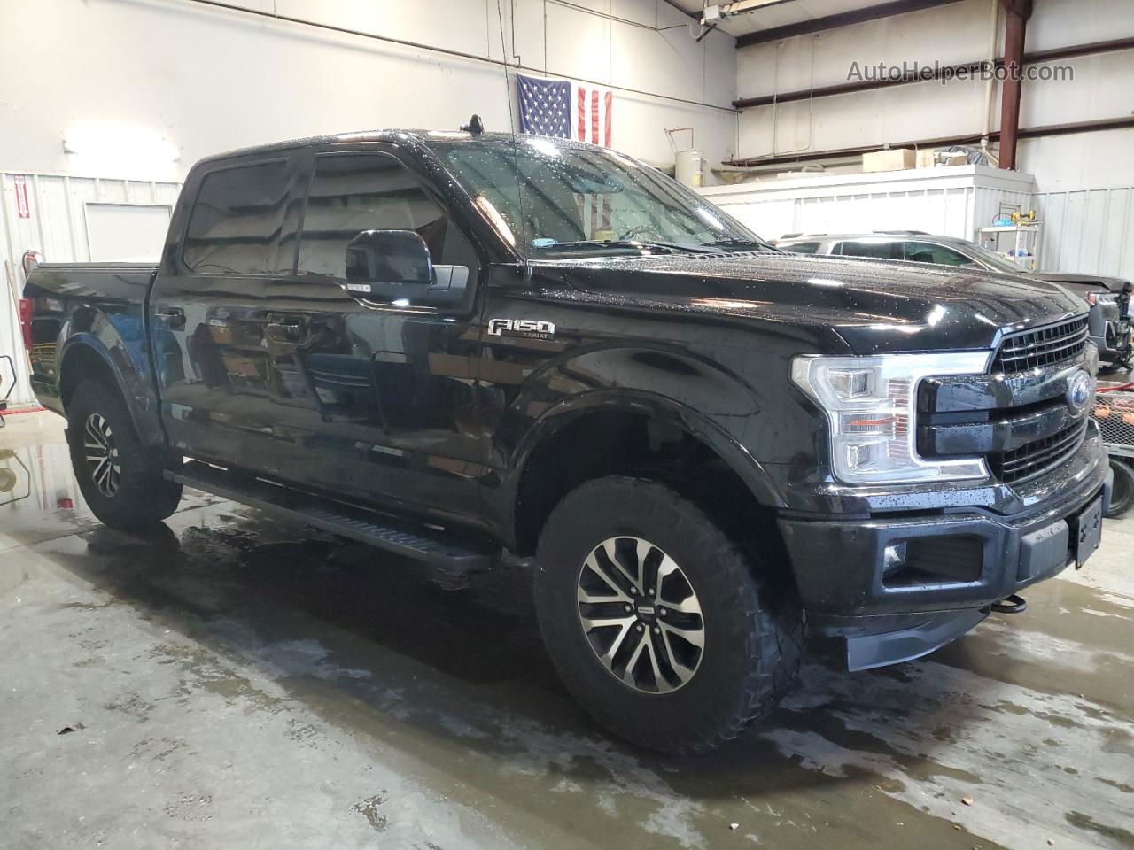 2018 Ford F150 Supercrew Black vin: 1FTEW1EG7JKC57758