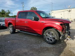 2018 Ford F150 Supercrew Red vin: 1FTEW1EG7JKC67870