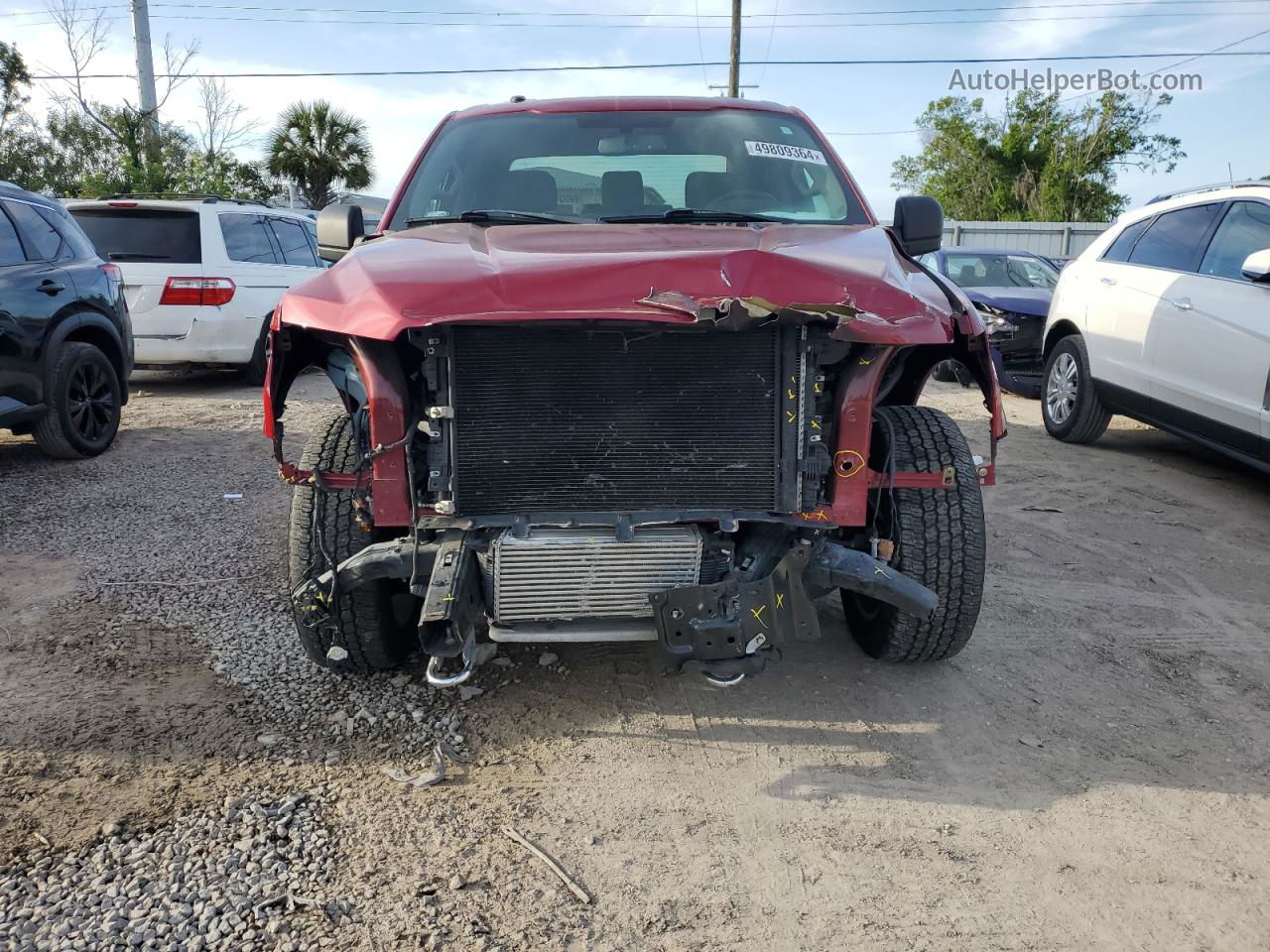 2018 Ford F150 Supercrew Red vin: 1FTEW1EG7JKC67870