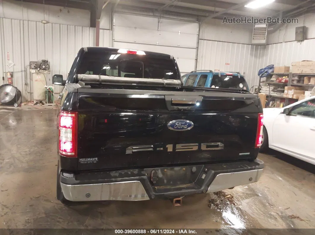 2018 Ford F-150 Xlt Black vin: 1FTEW1EG7JKD67984