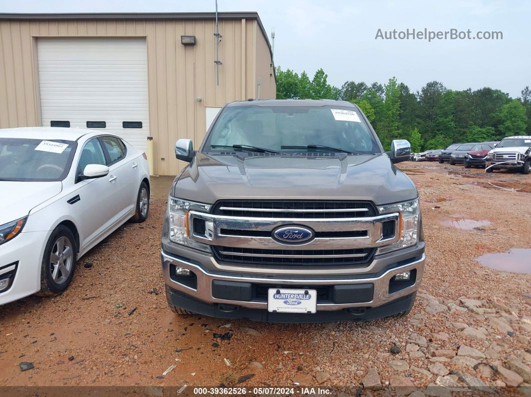 2018 Ford F-150 Xlt Brown vin: 1FTEW1EG7JKD84008