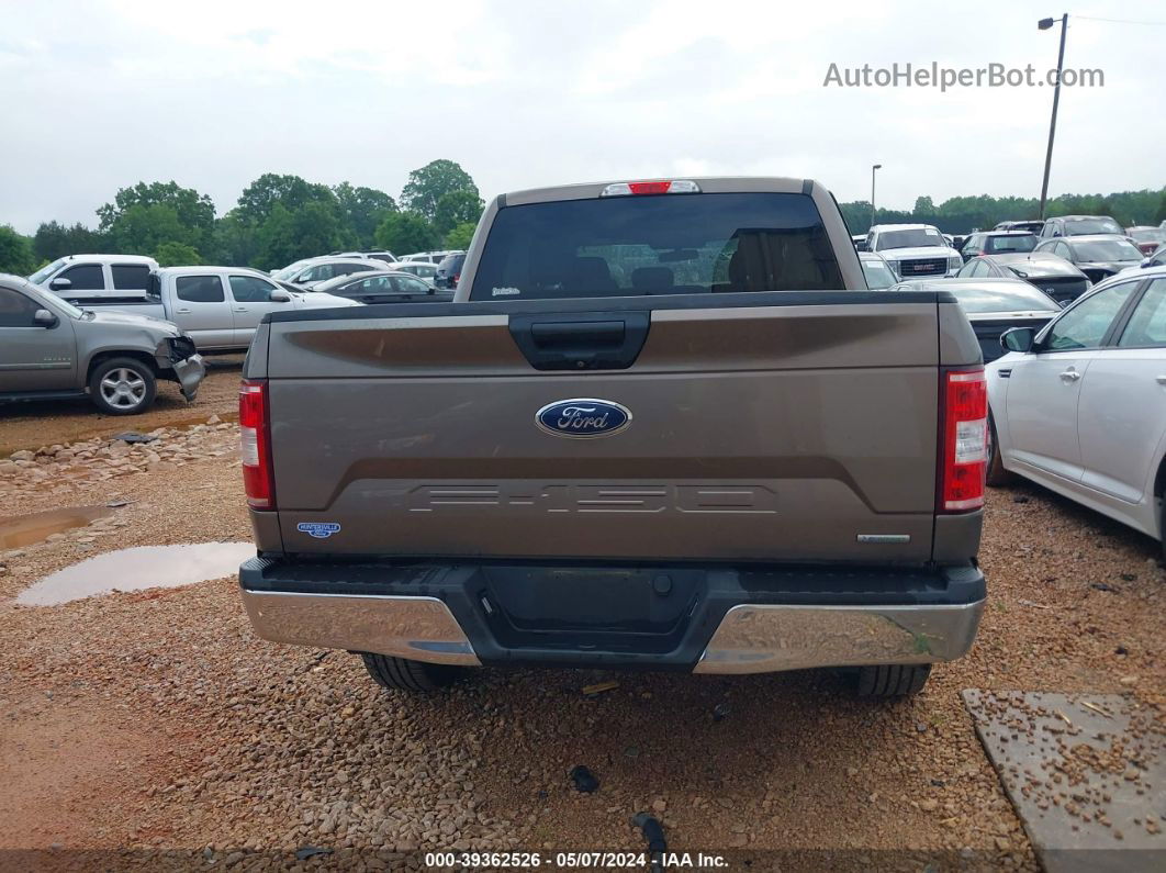 2018 Ford F-150 Xlt Brown vin: 1FTEW1EG7JKD84008