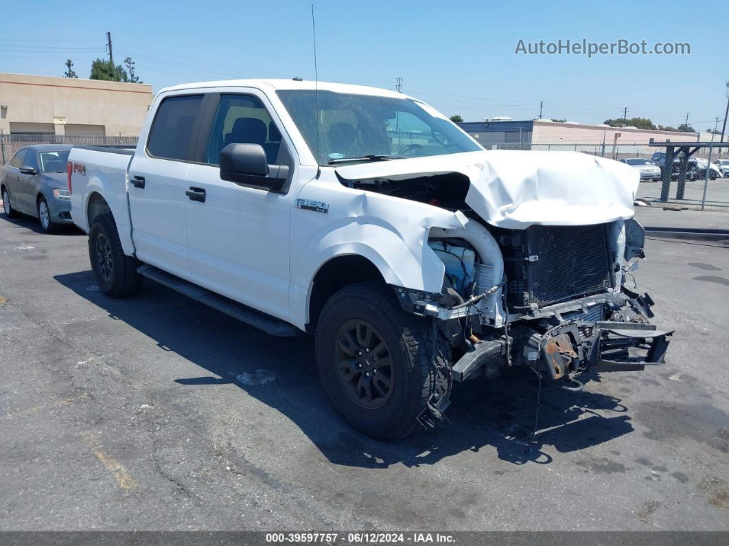 2018 Ford F-150 Xl White vin: 1FTEW1EG7JKF93572