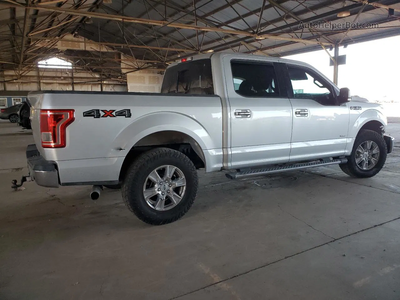 2017 Ford F150 Supercrew Silver vin: 1FTEW1EG8HKC74286