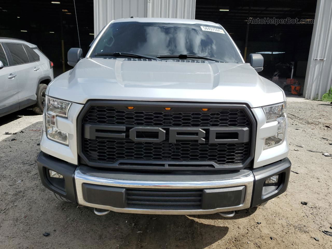 2017 Ford F150 Supercrew Silver vin: 1FTEW1EG8HKE15728