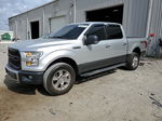 2017 Ford F150 Supercrew Silver vin: 1FTEW1EG8HKE15728