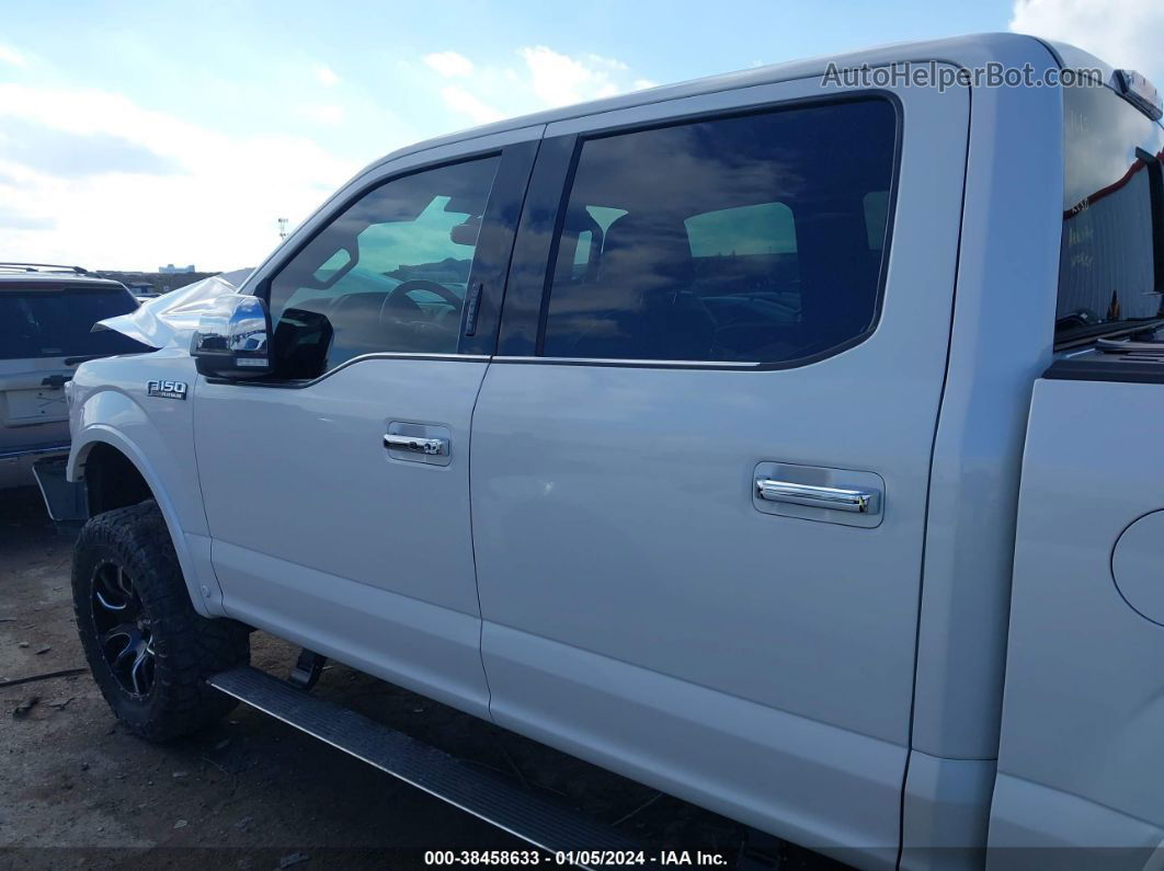 2018 Ford F-150 Platinum White vin: 1FTEW1EG8JFA71445