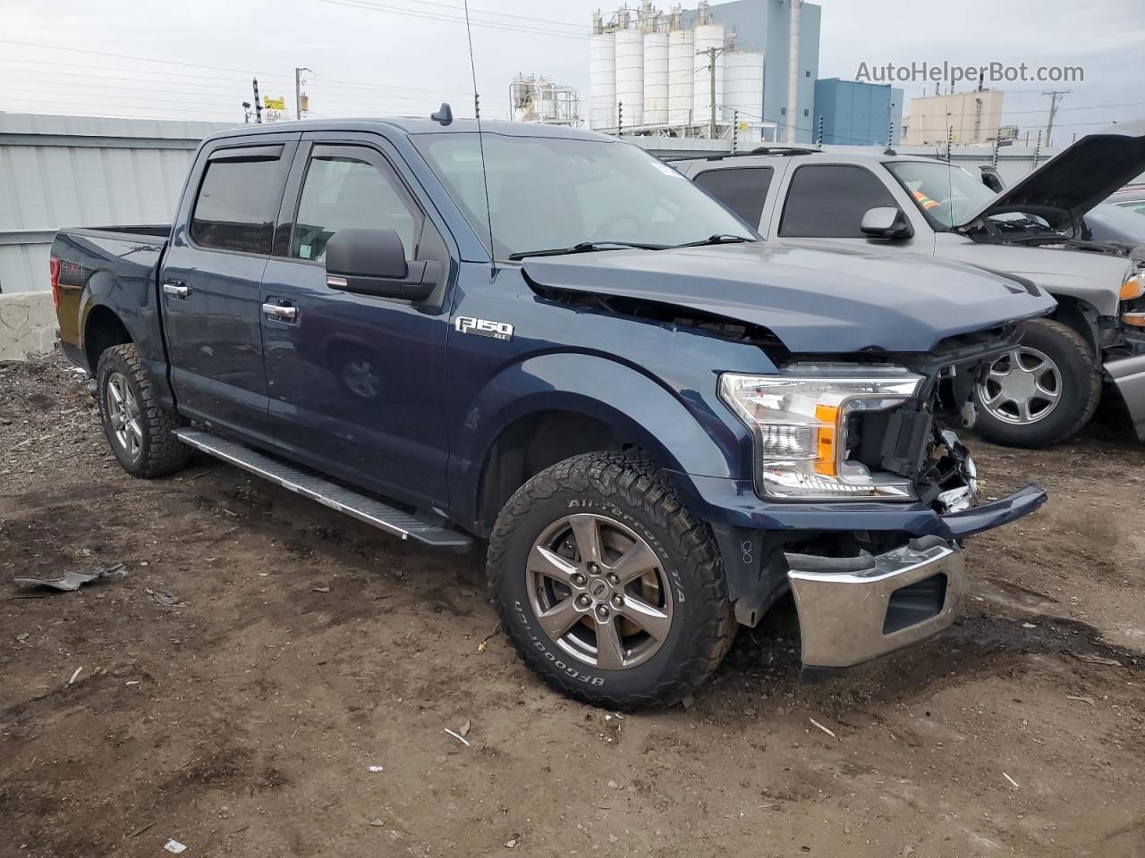 2018 Ford F150 Supercrew Blue vin: 1FTEW1EG8JFA90285