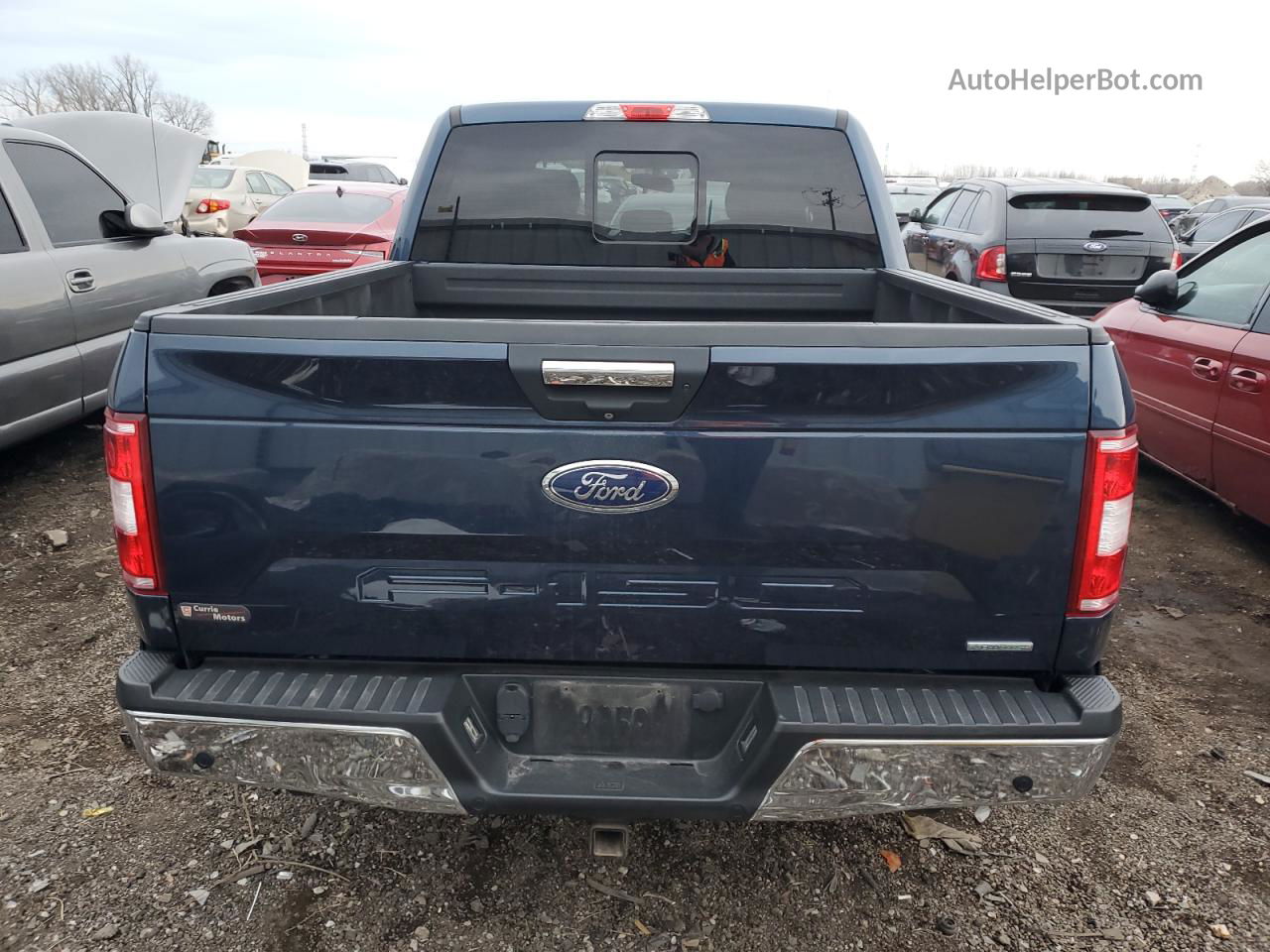 2018 Ford F150 Supercrew Blue vin: 1FTEW1EG8JFA90285