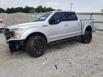 2018 Ford F150 Supercrew Silver vin: 1FTEW1EG8JFB41753