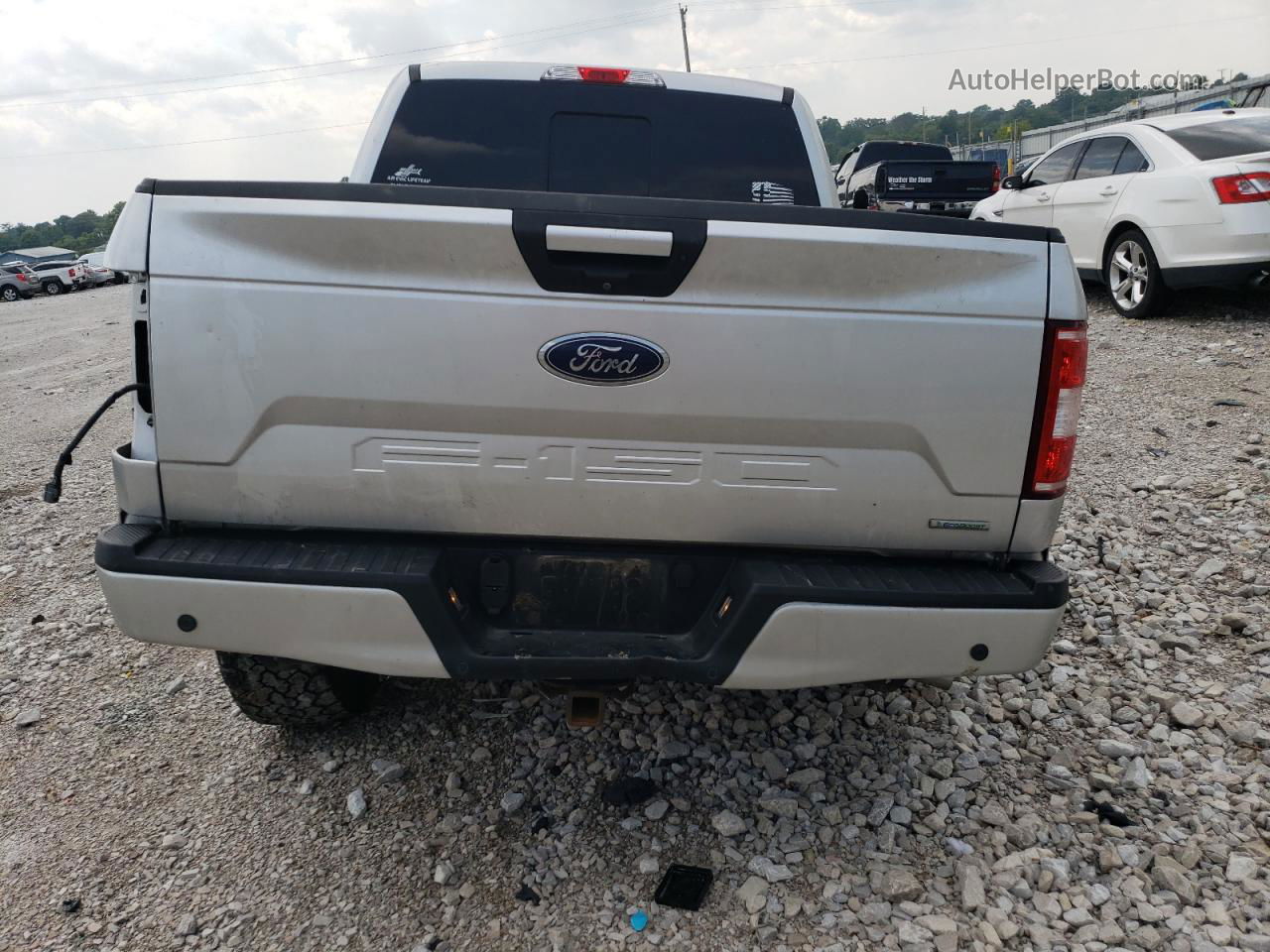 2018 Ford F150 Supercrew Silver vin: 1FTEW1EG8JFB41753