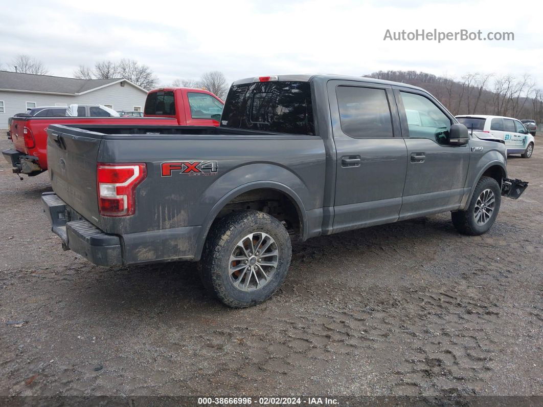 2018 Ford F-150 Xlt Gray vin: 1FTEW1EG8JFB52929