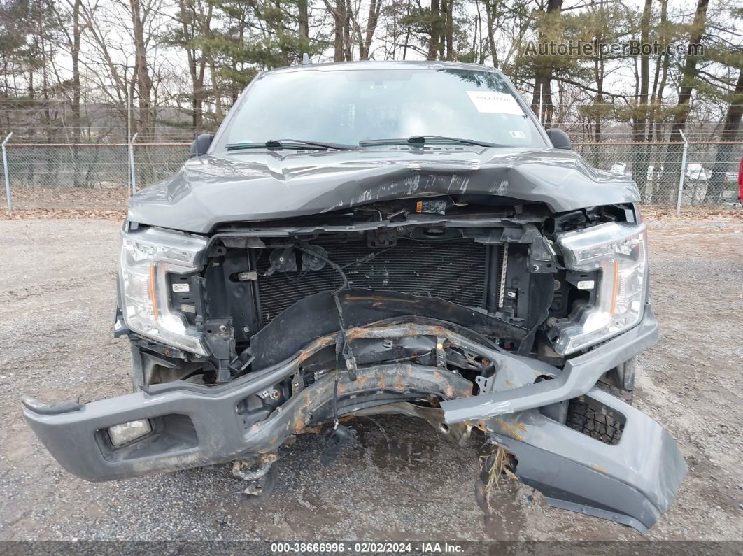 2018 Ford F-150 Xlt Gray vin: 1FTEW1EG8JFB52929