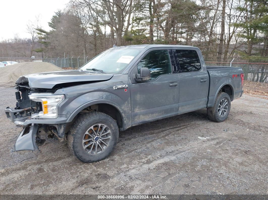 2018 Ford F-150 Xlt Gray vin: 1FTEW1EG8JFB52929