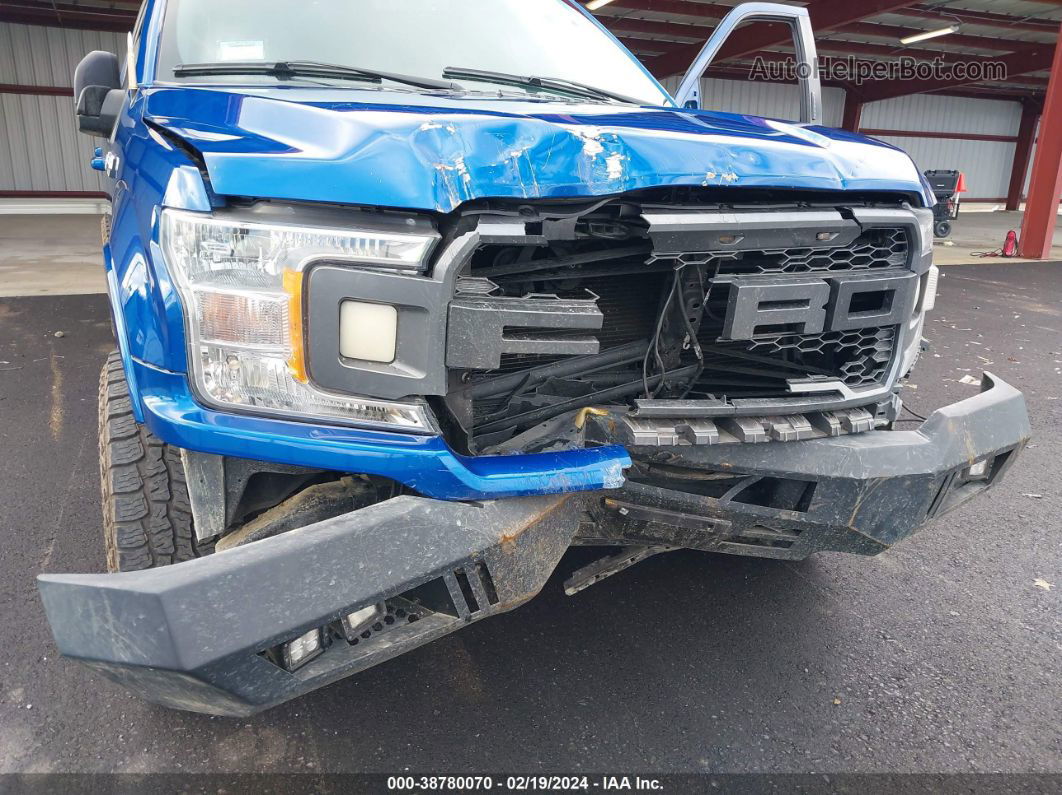 2018 Ford F-150 Xlt Blue vin: 1FTEW1EG8JKD35545