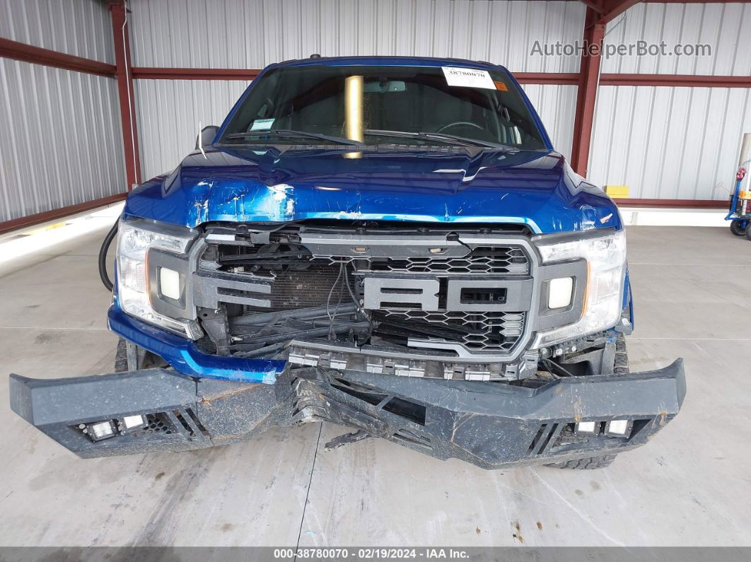 2018 Ford F-150 Xlt Blue vin: 1FTEW1EG8JKD35545