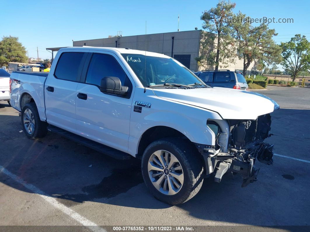 2018 Ford F-150 Xl/xlt/lariat White vin: 1FTEW1EG8JKF94231