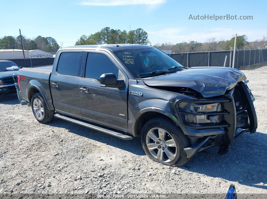 2017 Ford F-150 Xlt Gray vin: 1FTEW1EG9HFA41008