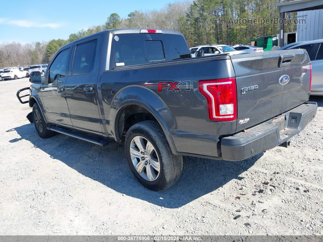 2017 Ford F-150 Xlt Gray vin: 1FTEW1EG9HFA41008