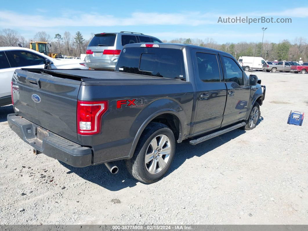 2017 Ford F-150 Xlt Gray vin: 1FTEW1EG9HFA41008