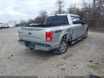 2017 Ford F-150 Lariat Silver vin: 1FTEW1EG9HFB67420