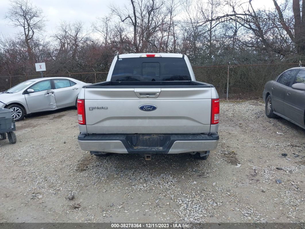 2017 Ford F-150 Lariat Silver vin: 1FTEW1EG9HFB67420