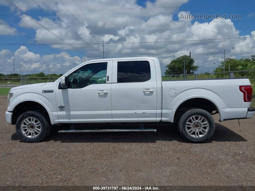 2017 Ford F-150 King Ranch White vin: 1FTEW1EG9HFC88688