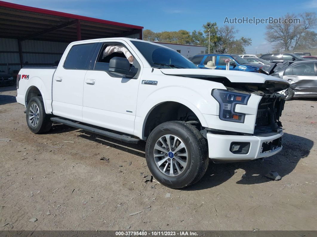 2017 Ford F-150 Xlt White vin: 1FTEW1EG9HKE50598