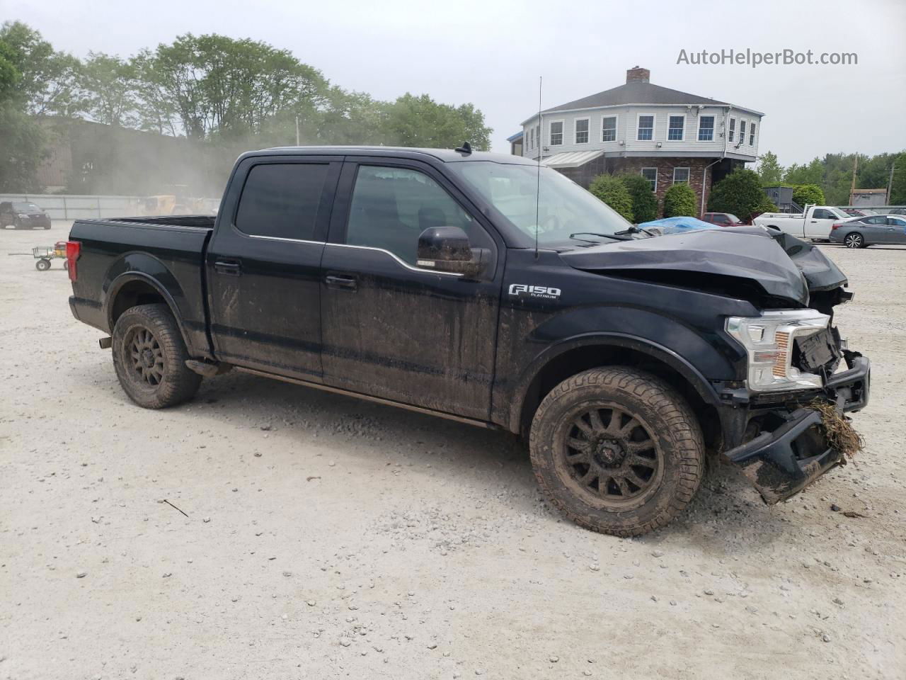 2018 Ford F150 Supercrew Черный vin: 1FTEW1EG9JFA53424