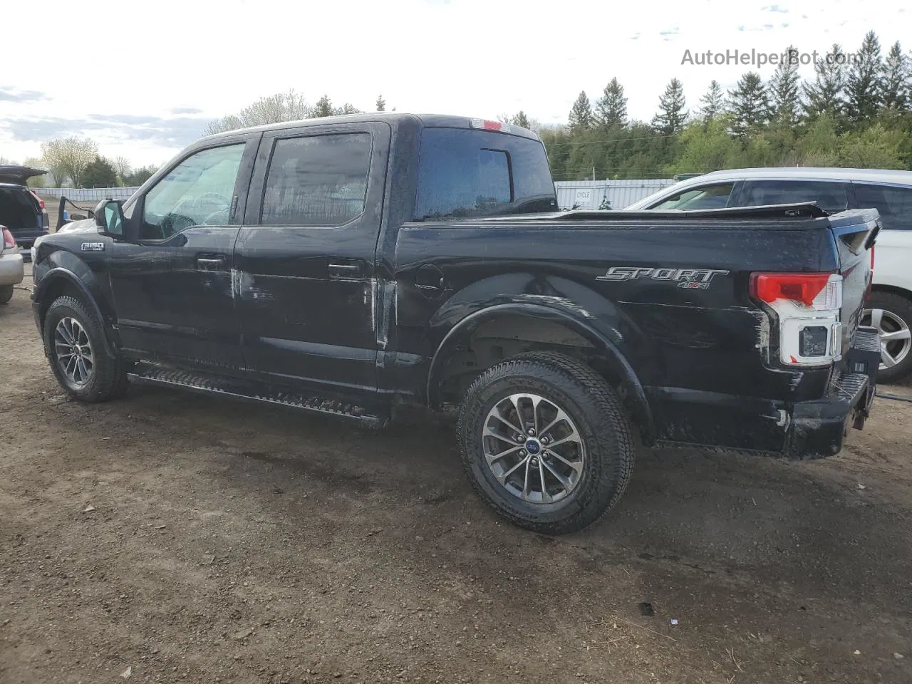 2018 Ford F150 Supercrew Black vin: 1FTEW1EG9JKE26744