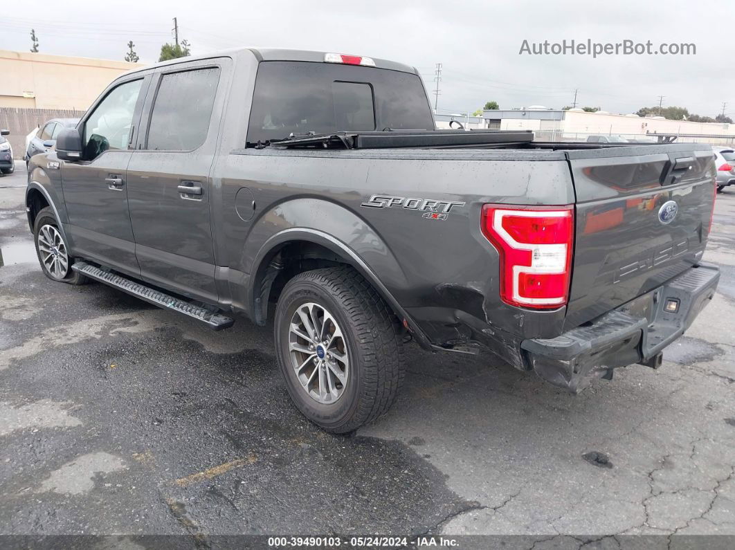 2018 Ford F-150 Xlt Gray vin: 1FTEW1EG9JKE39915