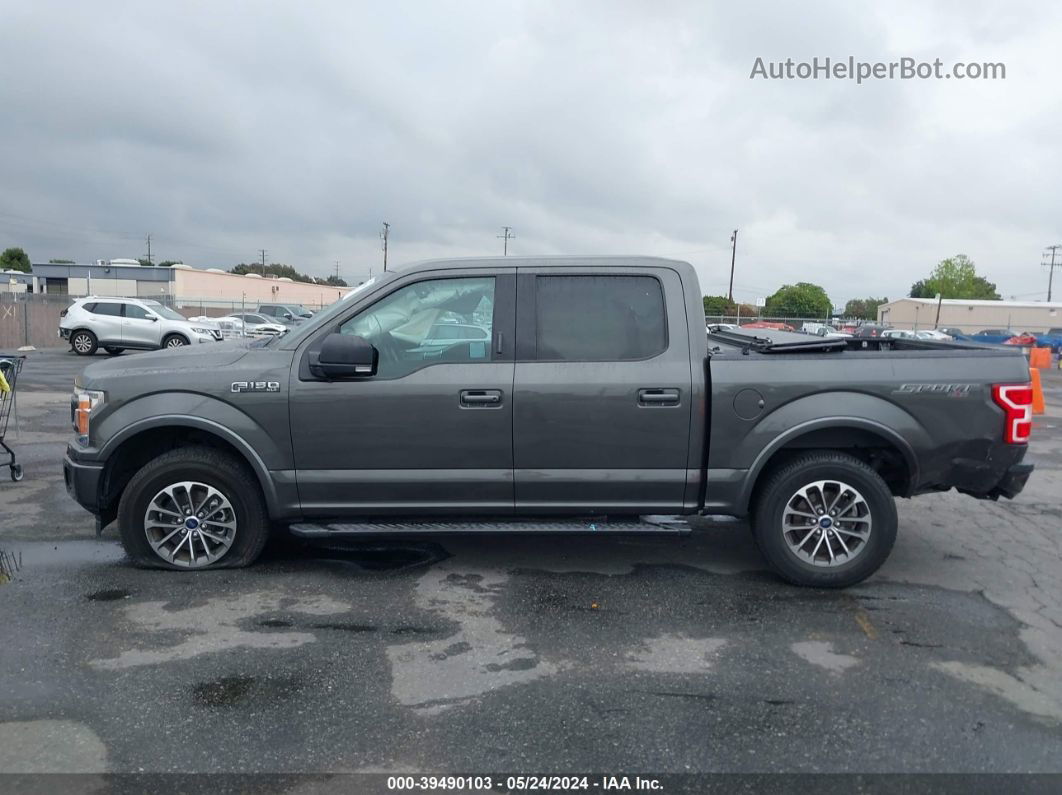 2018 Ford F-150 Xlt Gray vin: 1FTEW1EG9JKE39915