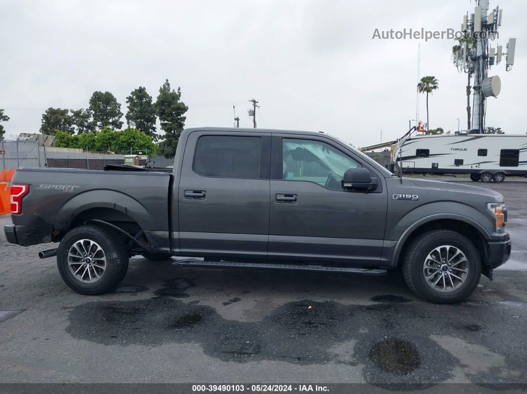 2018 Ford F-150 Xlt Gray vin: 1FTEW1EG9JKE39915