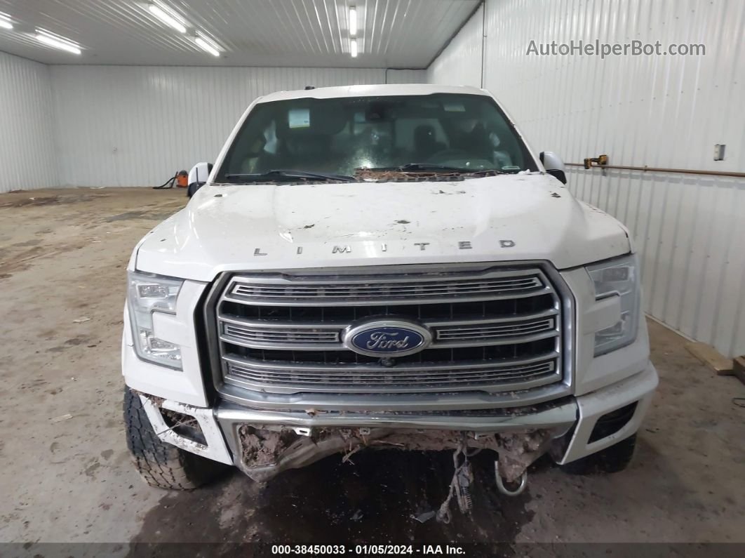 2017 Ford F-150 Limited Белый vin: 1FTEW1EGXHFB10532