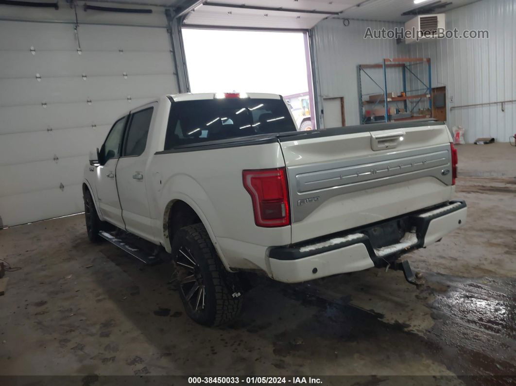 2017 Ford F-150 Limited White vin: 1FTEW1EGXHFB10532