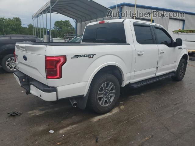 2017 Ford F150 Supercrew White vin: 1FTEW1EGXHFB53591