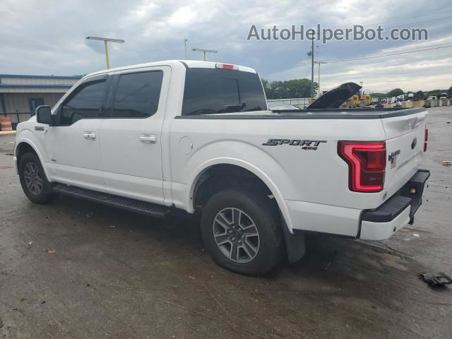 2017 Ford F150 Supercrew White vin: 1FTEW1EGXHFB53591